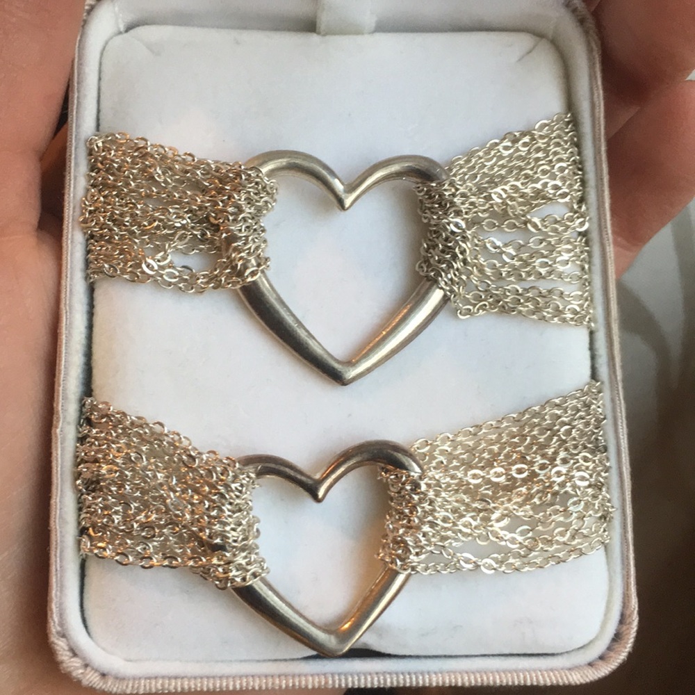 Sterling Silver Bracelet and Choker Set